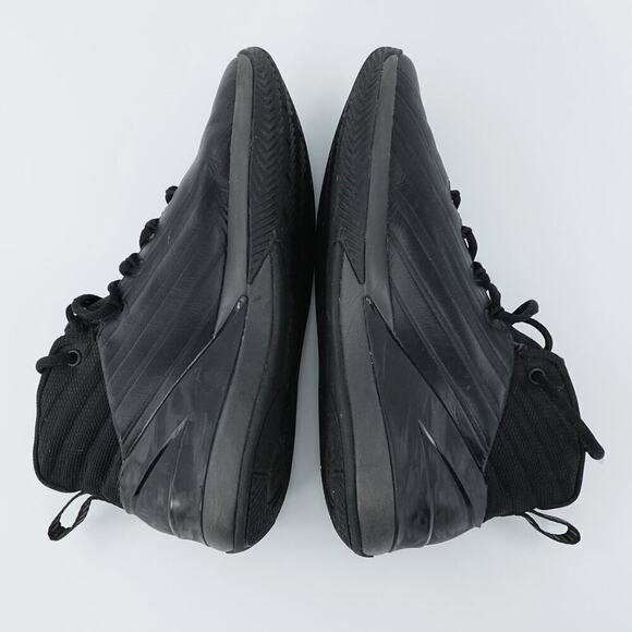 Under Armour UA Lockdown 3 Shoes Mens 7.5 Black Mid Top Basketball - Picture 11 of 13